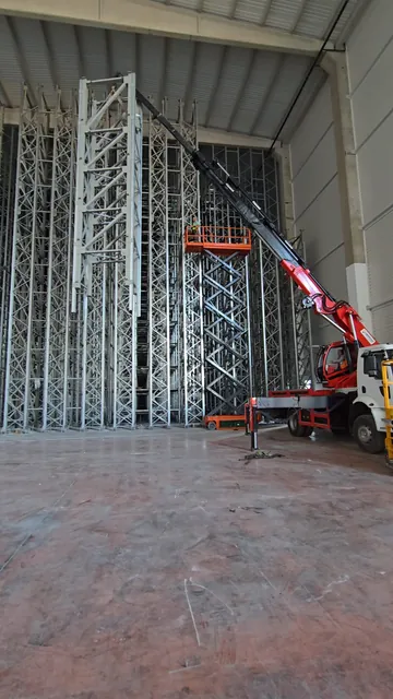 Erdem Soft · Gaziantep · Raf sistemi vinçli montajı