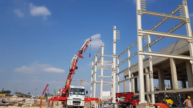SASA · Adana · Çelik yapı kaldırma uygulaması